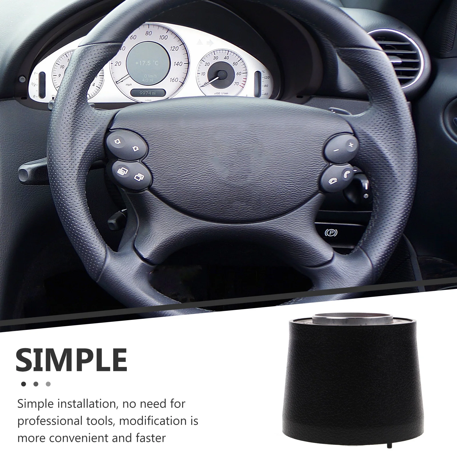 عجلة القيادة قاعدة محول سبائك الألومنيوم الإفراج السريع قطع أداة للسيارة الداخلية تعديل مهايئ توزيع #4