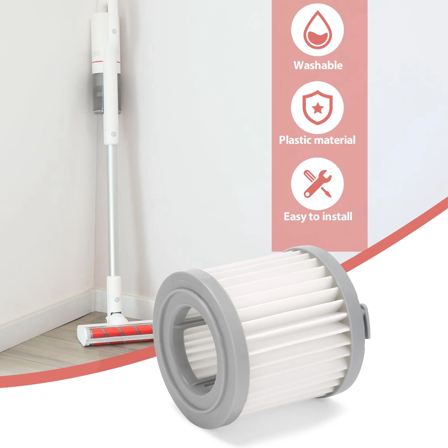 Filtre HEPA pour aspirateur sans fil Xiaomi, accessoires de détermination, JIMMY JV51 JV53 JV83, 10 pièces