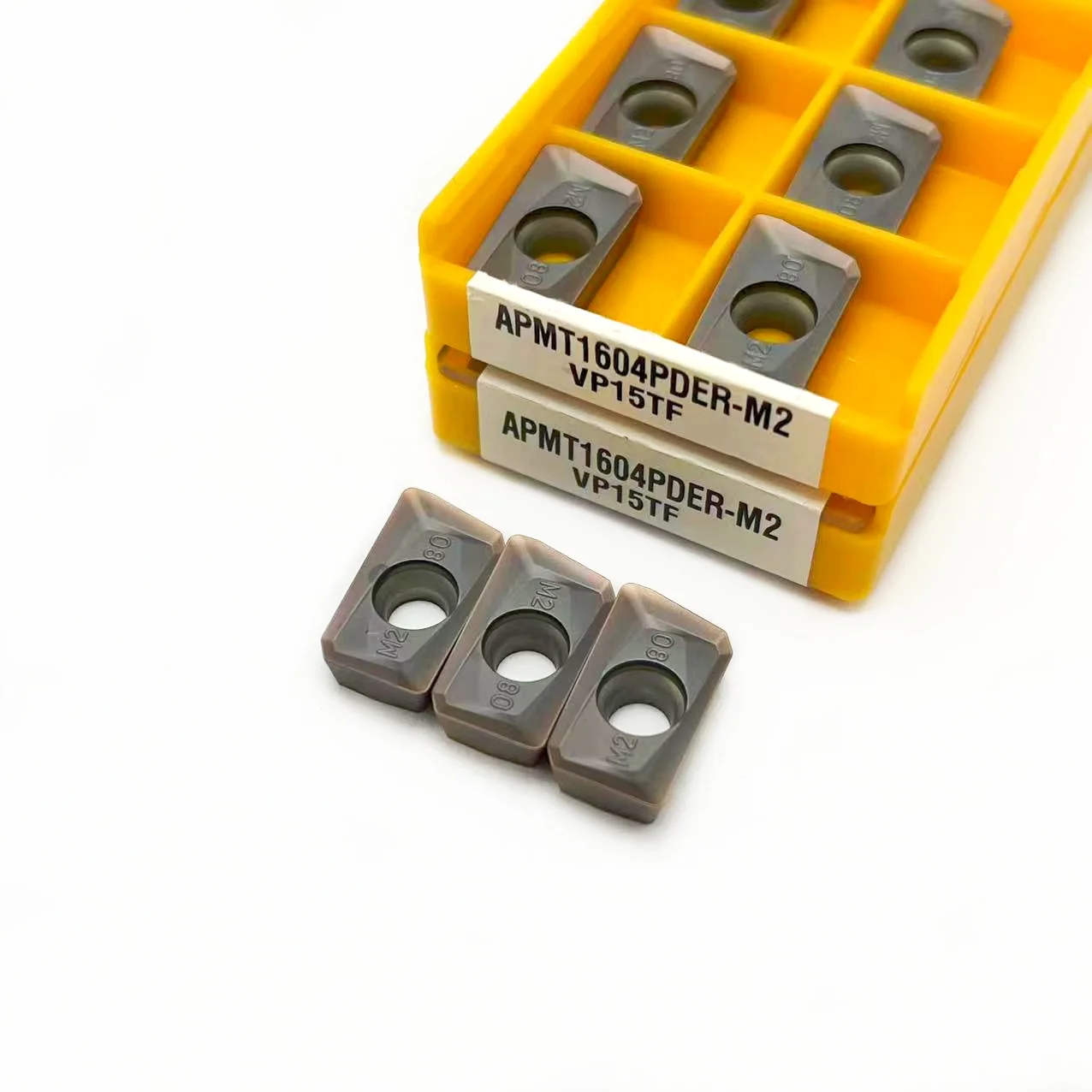 APMT1604 M2 VP15TF كربيد تحول أداة APMT1604 H2 VP15TF الوجه مطحنة مخرطة أدوات قاطعة المطحنة أداة CNC APMT1604PDER