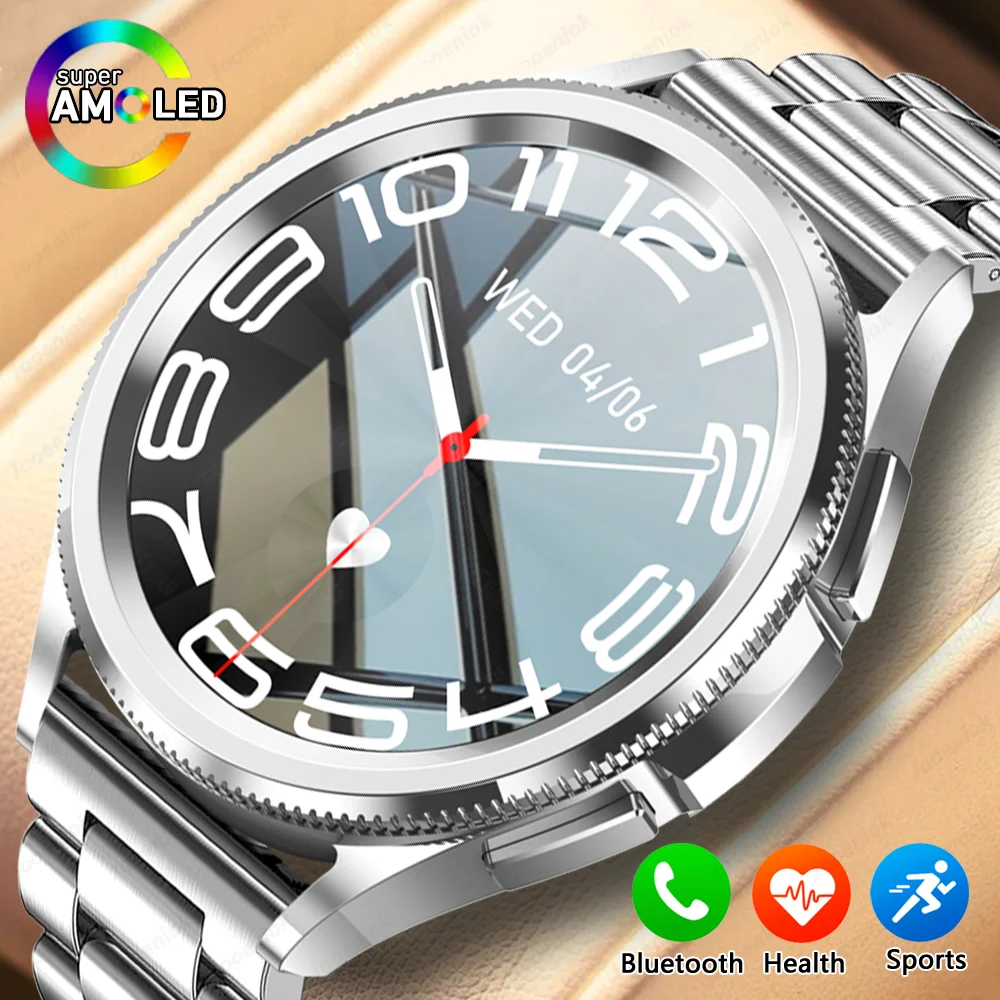 

2025 New Watch 6 Men's Smart Watch Sport mode AI Voice Heart Rate Monitoring Bluetooth Call Smart Watch For Android IOS