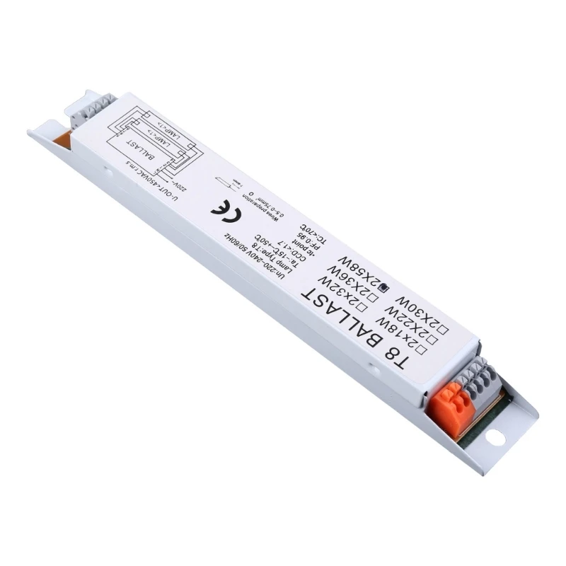 T8 2x18/30/58W Compact Electronic Ballast Instant Tube Desk Lights Fluorescent Ballasts for Home Office Supplies