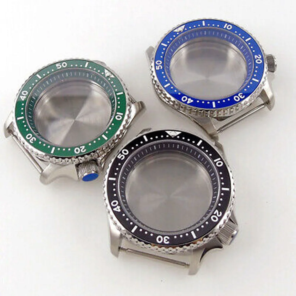 42mm Sapphire Glass Watch Case fit SKX 007 NH35 NH36 2824 200M Water Resistance