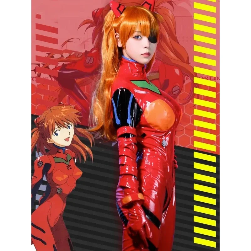 أزياء أسوكا لانغلي سوريو التأثيرية أزياء موحدة للعبة إيفا لعب الأدوار أزياء حفلات الهالوين كرنفال للنساء والفتيات mj:3