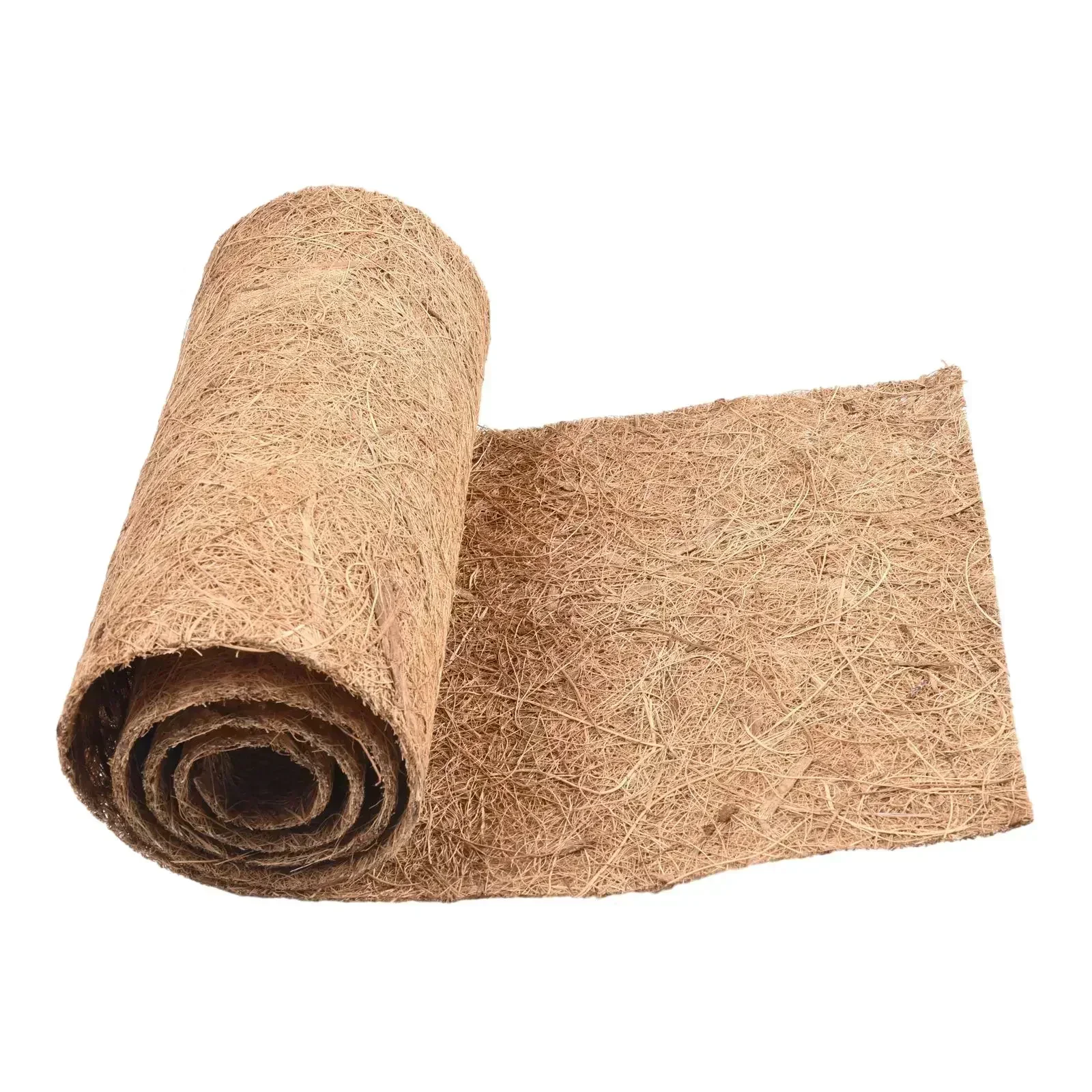 100CM Plant Fiber Roll Natural Reptile Carpet Mat Sheet Coconut Palm Mat Cuttable Floor Mat Door Mat Coir Mat Coconut