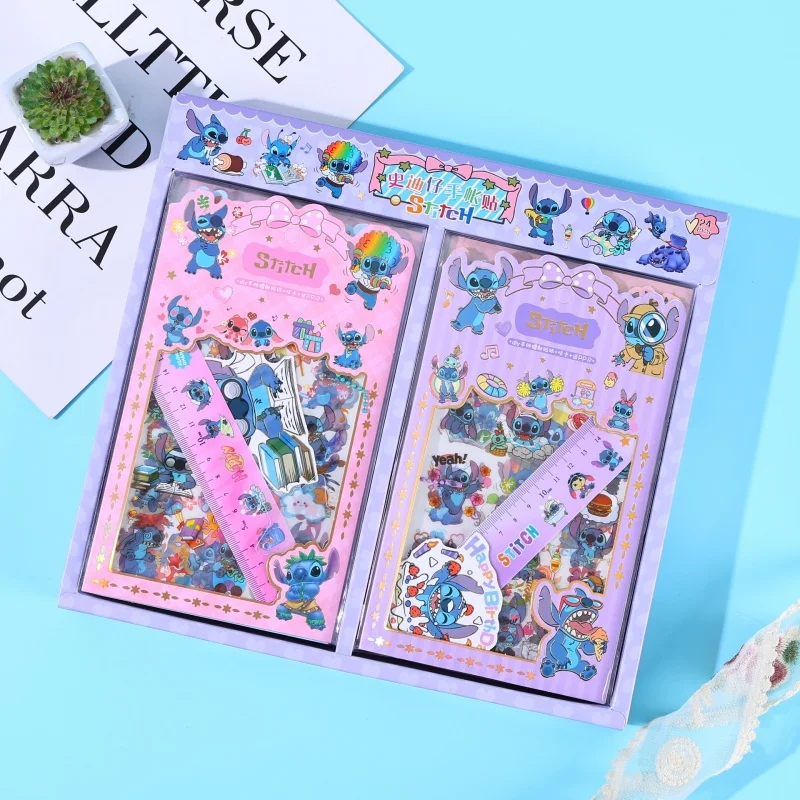 

24 упаковки/лот Kawaii Disney Stitch наклейка милый альбом для скрапбукинга DIY дневник декоративная уплотнительная наклейка альбом наклейка этикетка