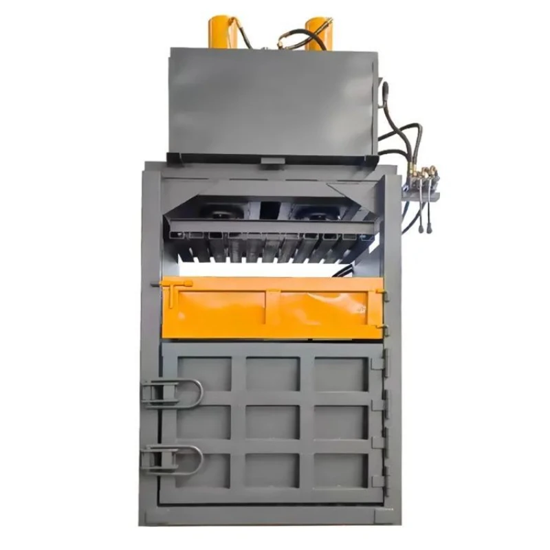 Hydraulic baler, vertical waste carton, plastic bottle, woven bag, paint bucket, can, small compression briquetting machine