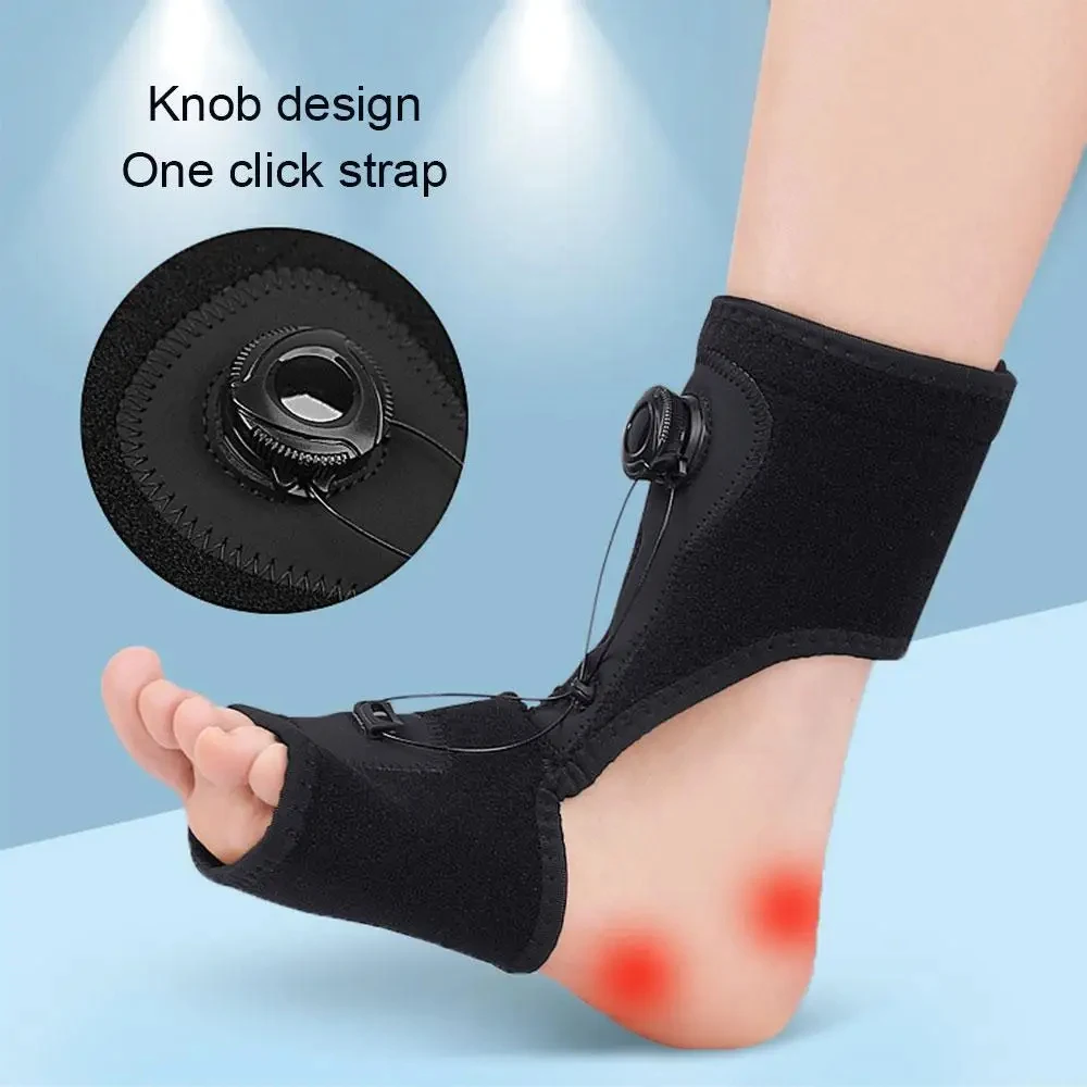 1Pcs Plantar Fasciitis Night Splint, Drop Foot Orthopedic Brace, Adjustable Foot Brace Plantar Fasciitis Relief Splint Women Men