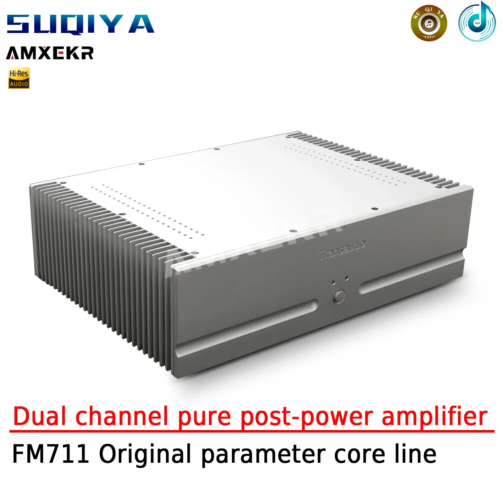 

AMXEKR FM711 Fever Level Dual Channel Pure Rear Power Amplifier F7 Original Parameters Core Line 2N3440/5416