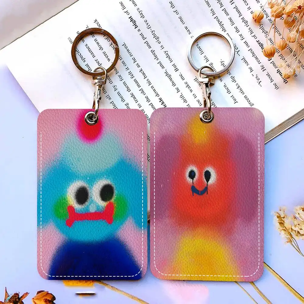 

Модные брелоки для кредитных карт с граффити-артом J-Jon B-Burgerman, канцелярские товары для мужчин и женщин, держатели для студенческих удостоверений и карт