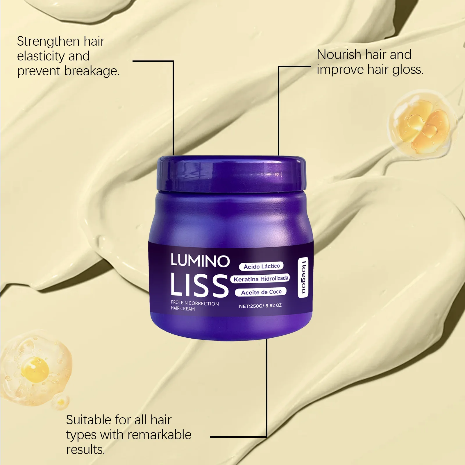Repair Hair Mask Keratin Deep Nourishing Dry Frizzy Damaged Treatment Collagen Magical 5 Second Soft Shiny Straightening Cream gallery 3