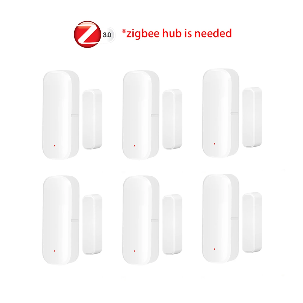 Zigbee deursensor raamcontactsensor open gesloten detector Smart Home Alarm Beveiligingsbescherming werkt met Tuya Hub Smart Life - afbeelding 1
