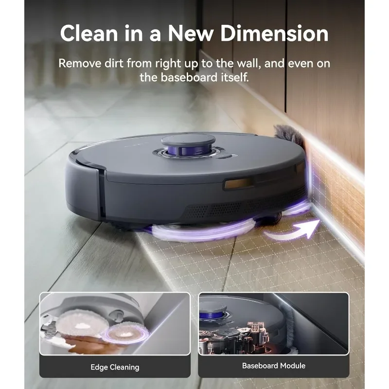 NARWAL Freo Z Ultra Robot Vacuum and Mop Combo, Dual RGB Cameras and Chips, AI Avoidance, 12000Pa Suction, Real-Time Decisions