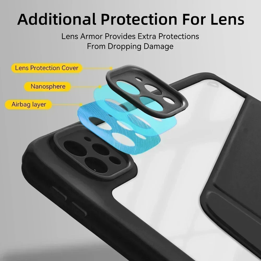 태블릿 iPad Pro 11 케이스, Pro 12.9 Air 5 4 10.9 iPad 10 세대 7 8 9 세대 미니 6 360 ° 회전 투명 후면 커버