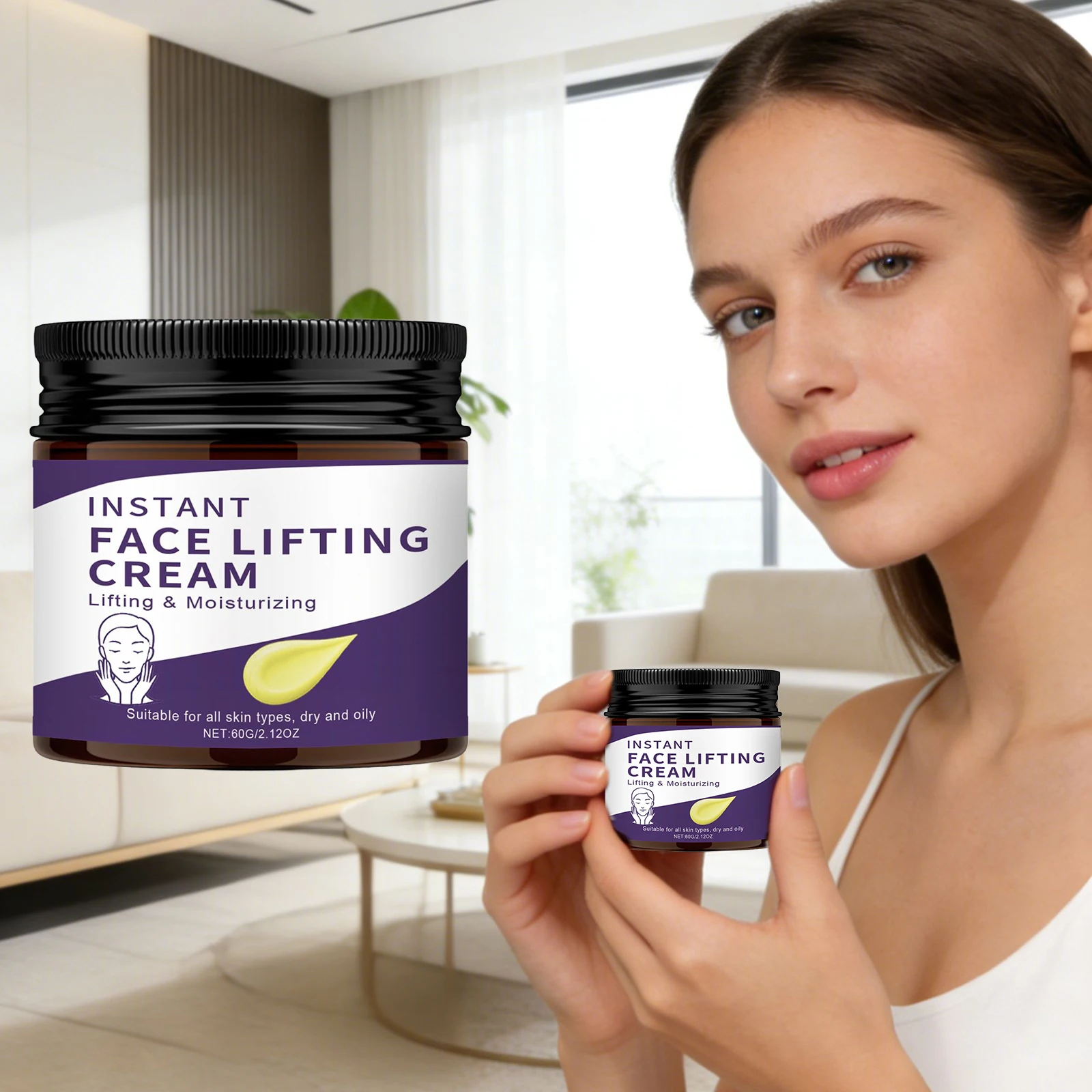 

Vitamin Face Moisturizing Cream Firming Lifting Deep Hydrating Smoothing Skin Texture Improve Fine Lines Facial Care Moisturizer