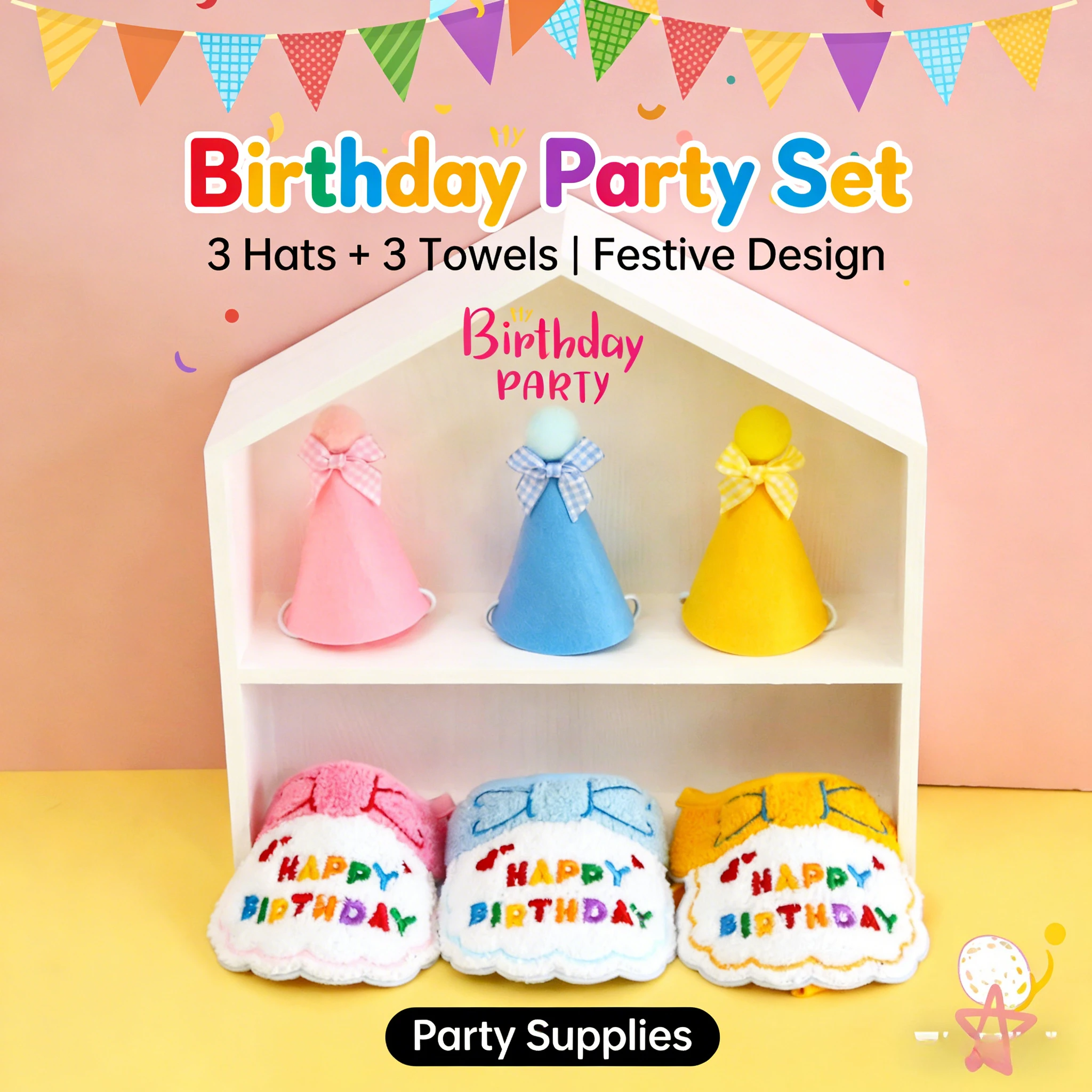 

Очаровательный нагрудник в стиле Instagram с вышивкой на день рождения для домашних животных, тканевый воротник с бантом, шляпа с бантом, аксессуары для вечеринок для кошек и собак