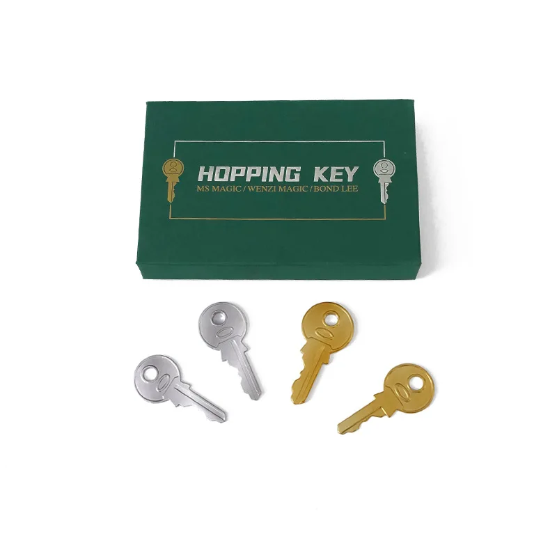 

Hopping Key by Bond Lee Magic Magician Close Up Illusion Tricks Magia Precision Machining Magie Gimmick Prop Mentalism Comedy