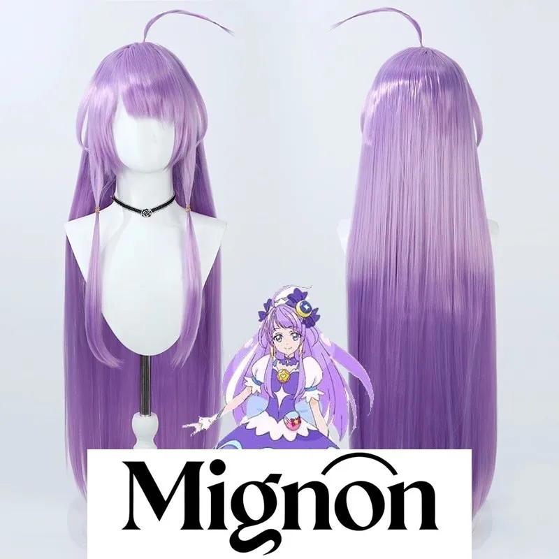 شعر مستعار Pretty Cure Cure Lunar التنكري بشعر طويل مع هدية عيد الهالوين #1