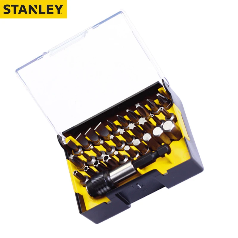 

STANLEY 63-401-23 Cross Shaped Plum Blossom Hexagonal Screwdriver 31 Piece 6.3MM Series Bit And Quick Release Magnetic