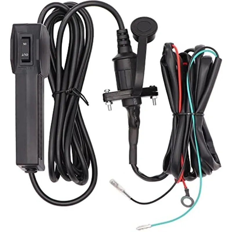 12V Winch Corded Hand Controller Remote Control Kit for ATV UTV Winch