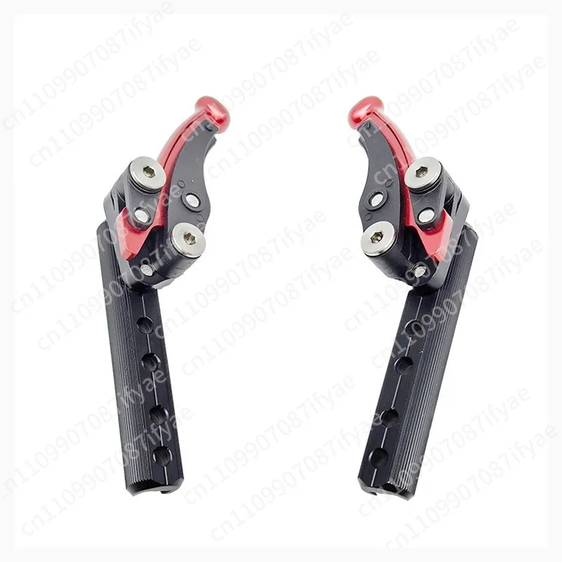 Fauteuil roulant sport universel avec frein à ciseaux, en alliage d'aluminium, multicolore