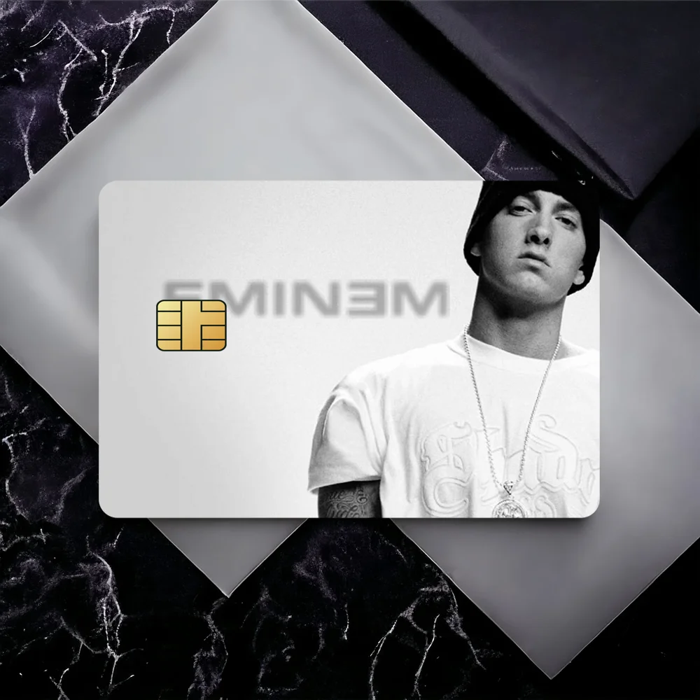 Hop Rapper Eminem Decorative Small Waterproof Chip 4PCS Card Sticker New Anti-Scratch