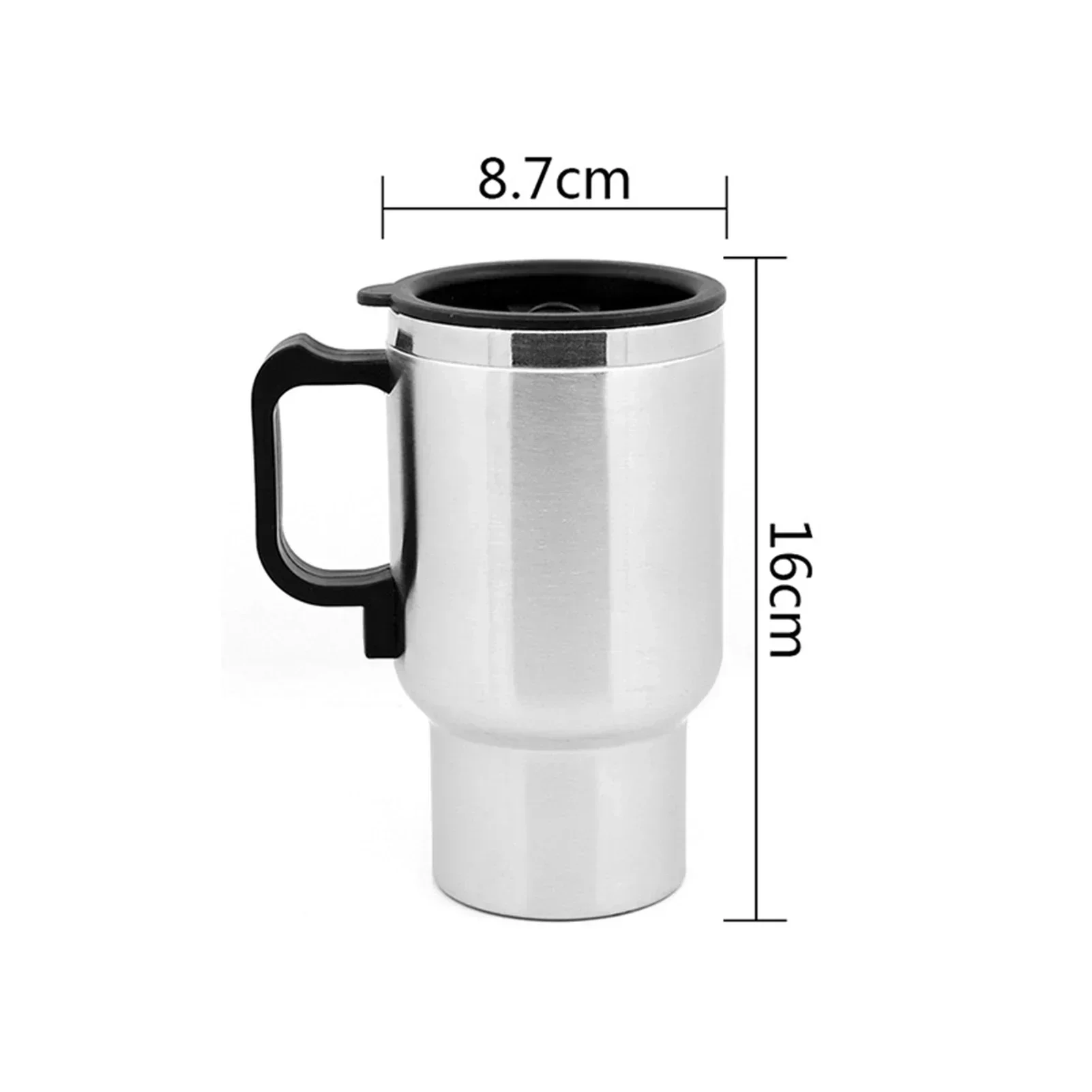 Electric Heating Car Kettle 12V 450ml Vehicle Heating Cup Stainless Steel Camping Travel Kettle Water Coffee Milk Thermal Mug view 4
