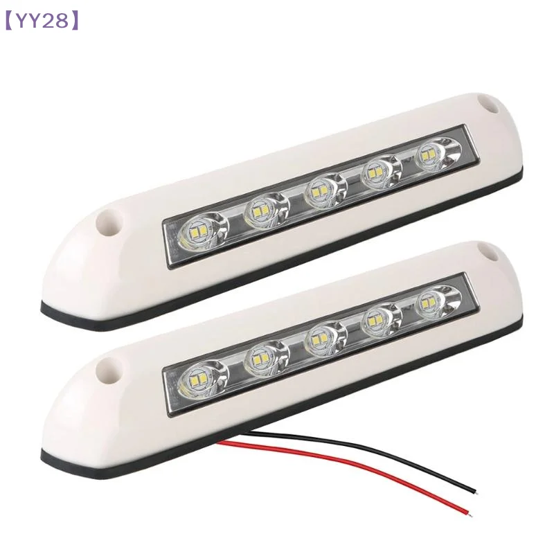 【YY28】Light Bar Caravan Accessories LED Awning Porch Light Caravan Interior Wall Lamps 12V/24V RV Van Trailer Exterior Lamp{Y}