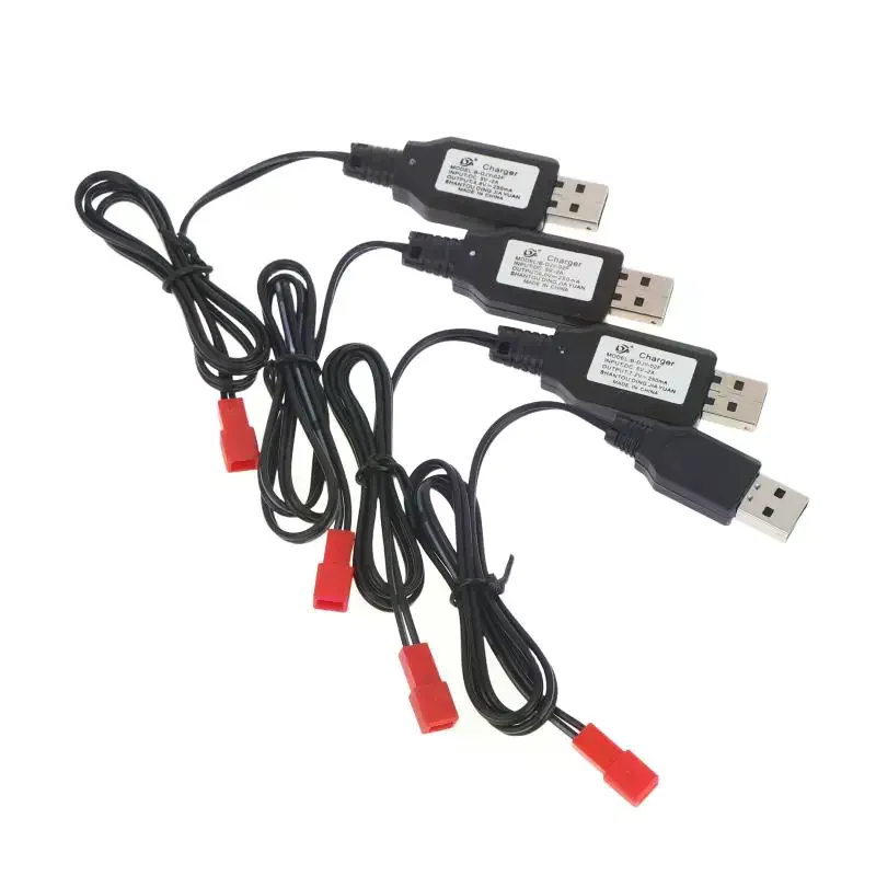 USB 3.7v 500mA Battery Unit USB Charger Packs JST KET EL Red Female Plug For Electric Toys R/C Helicopter Aircraft Charger