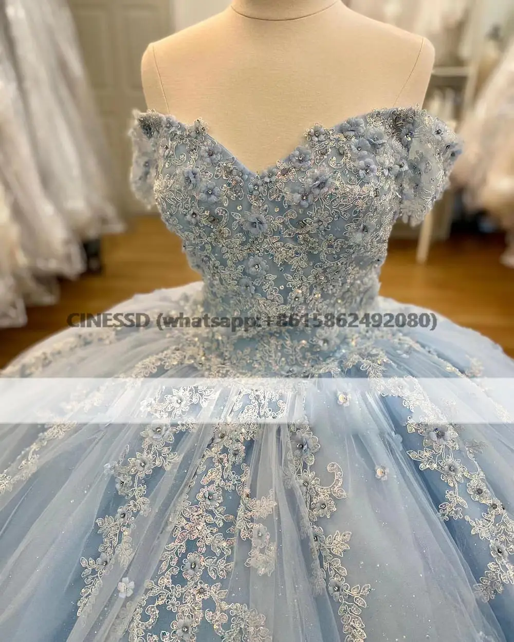 Hell himmelblau vestidos de xv años quince anera kleider spitzen applikation süß 15 mexikanische mädchen brithday tragen