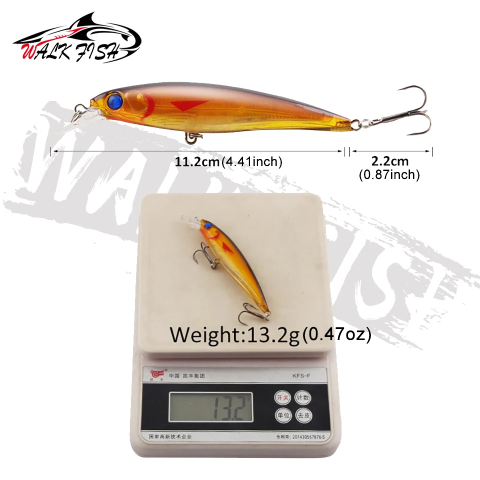 Señuelos Minnow flotantes para trucha Walk Fish – estilo clásico - imagen 2