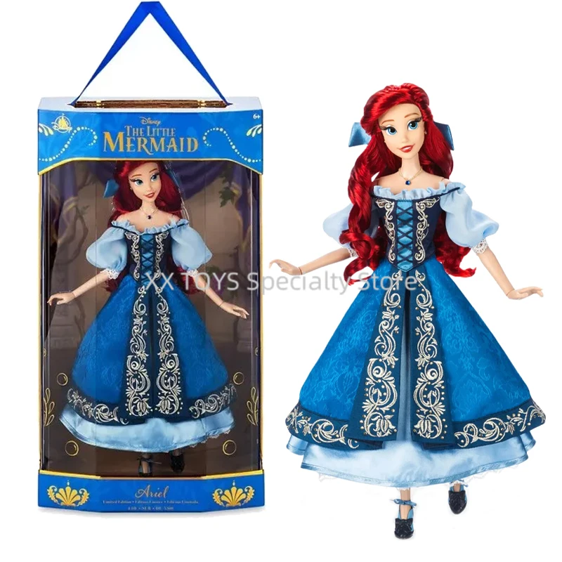 Disney The Little Mermaid Ariel 35th Anniversary Limited Edition Doll 2024 New Fashion Deluxe Collectible Doll New Year's Gifts