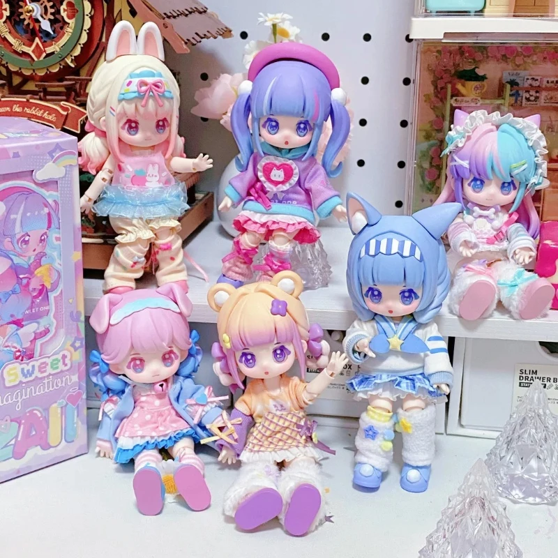 

SIMONTOYS Nyzaii Sweet Fantasy Series 1/12 bjd Blind Box Caixa Caja Dolls Mystery Box Gift Desktop Ornament