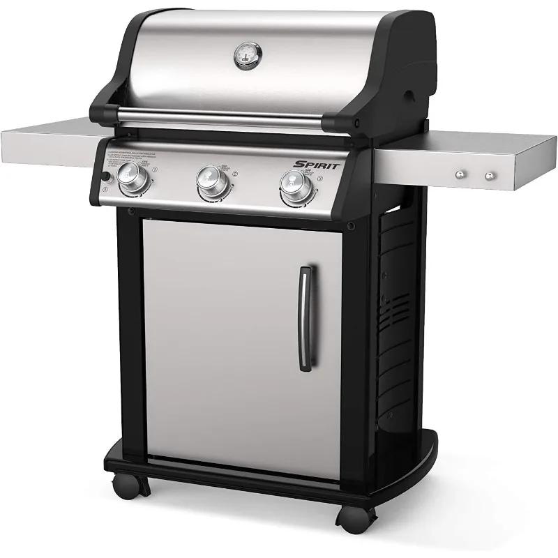 

Spirit S-315 Liquid Propane Gas Grill, Stainless Steel