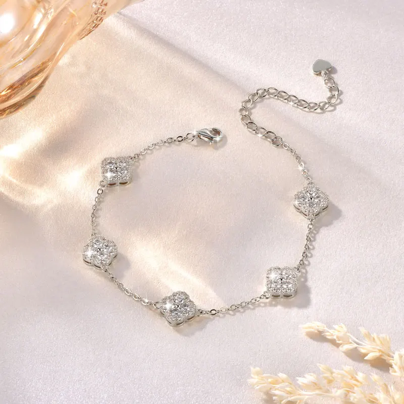 2026 Ehhai Zertifiziertes VVS1 D-Farben Moissanit-Armband mit Rundschliff für Damen, 14k Goldgefüllte Ketten für Hochzeit, Edles Schmuckgeschenk – Detail 19
