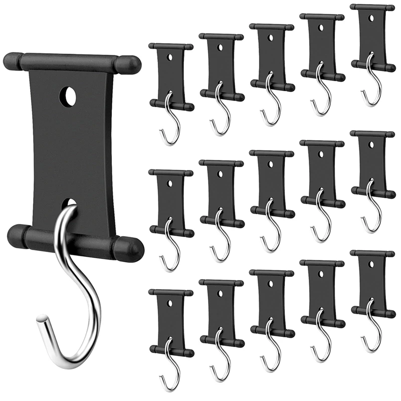 16 PCS RV Awning Light Clips Awning Hooks, Double Sided Campers Light Holders Awning Hooks Light Support Hanger