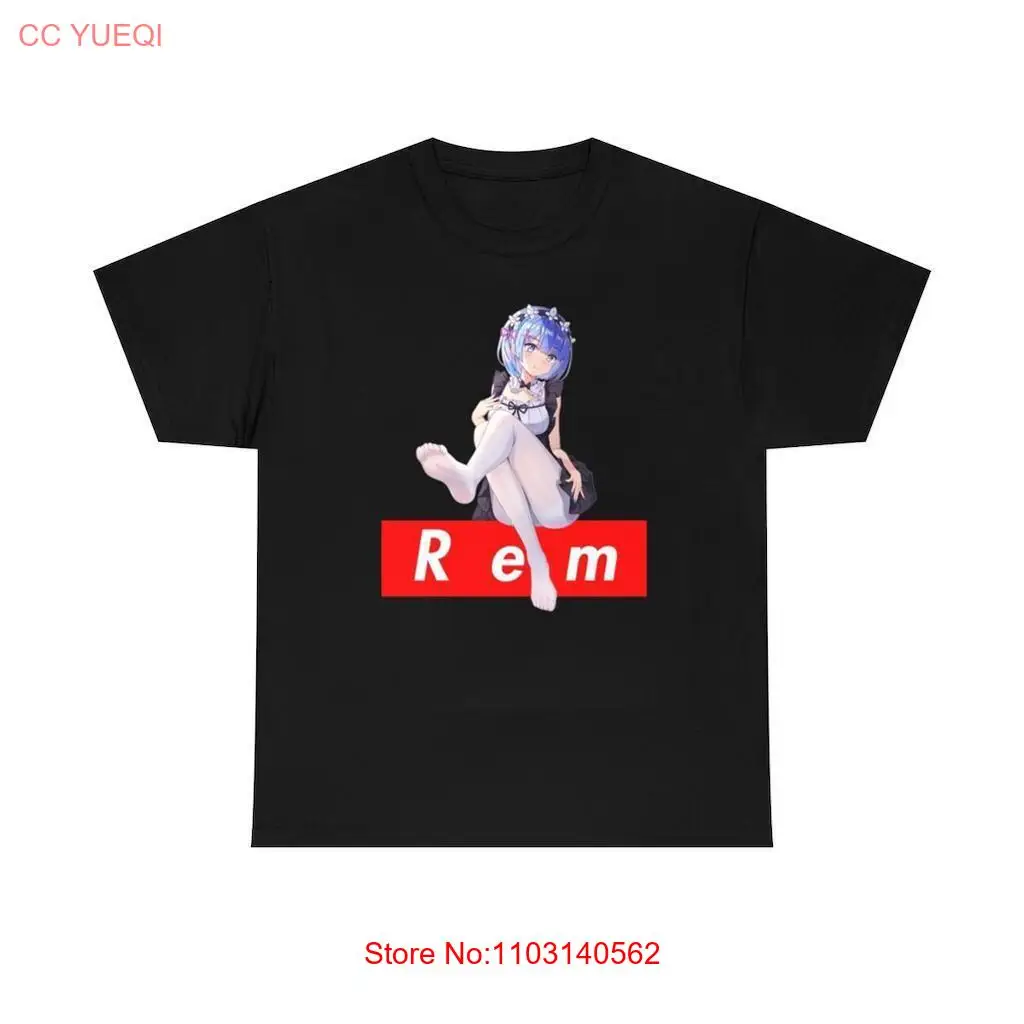 Aesthetic Anime Girl Rem senpai hentai Re Zero Kawaii New Unisex T-Shirt