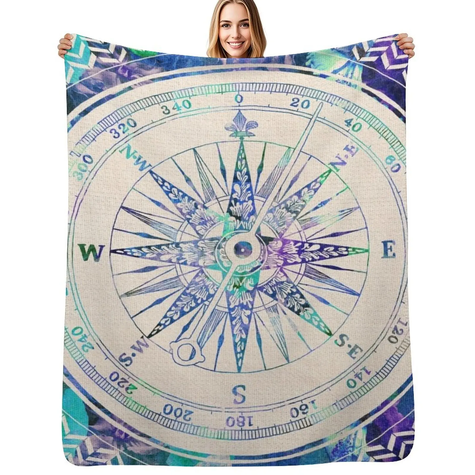 

Follow Your Own Path Throw Blanket Long Lasting Soft Plush Blanket for Daily Use