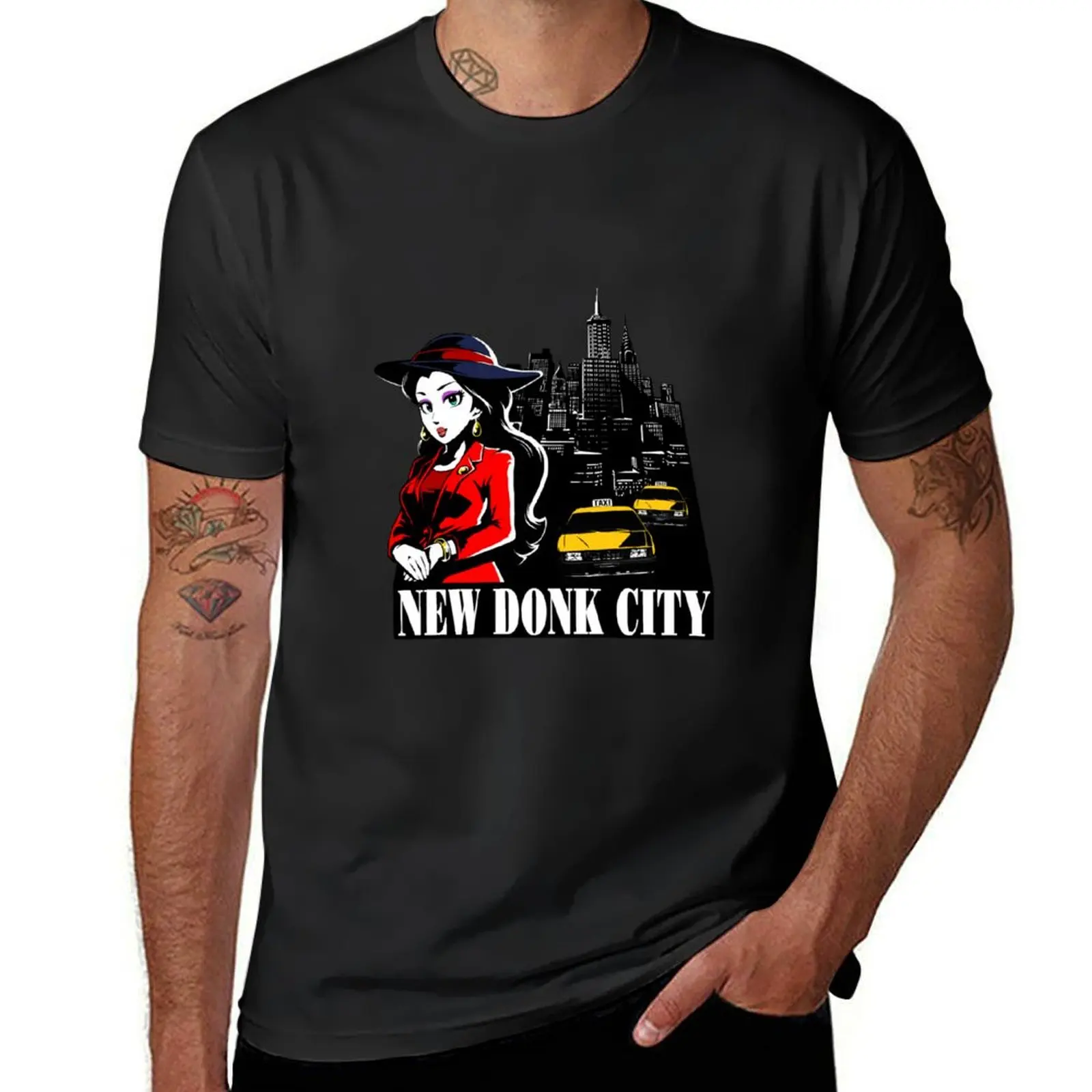 New Donk City T-Shirt oversized sublime new edition customizeds tshirts for men