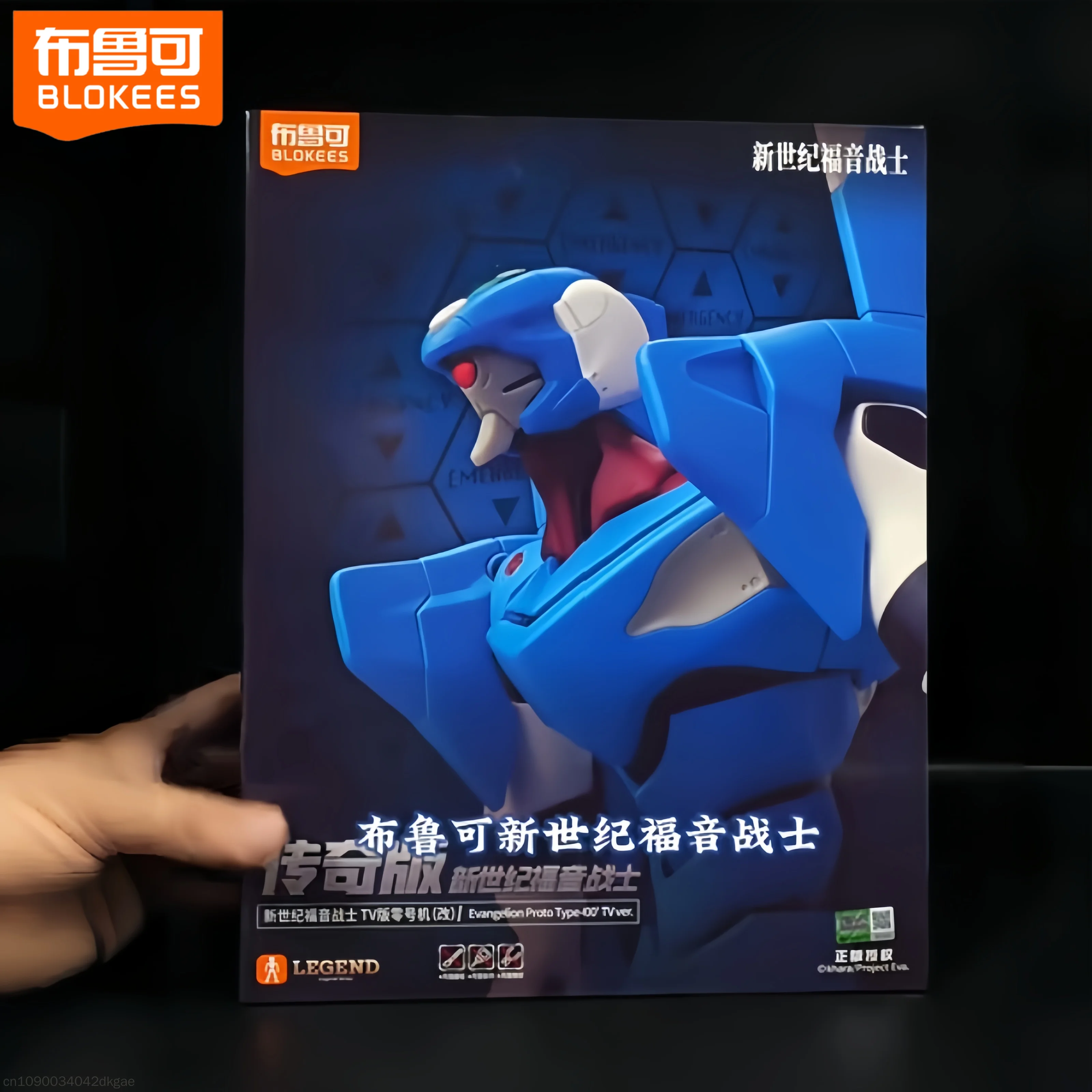Новая оригинальная коллекционная сборная модель Blokees Eva Legend Edition Unit 00 Change TV Ver. – Игрушка, подарок на день рождения