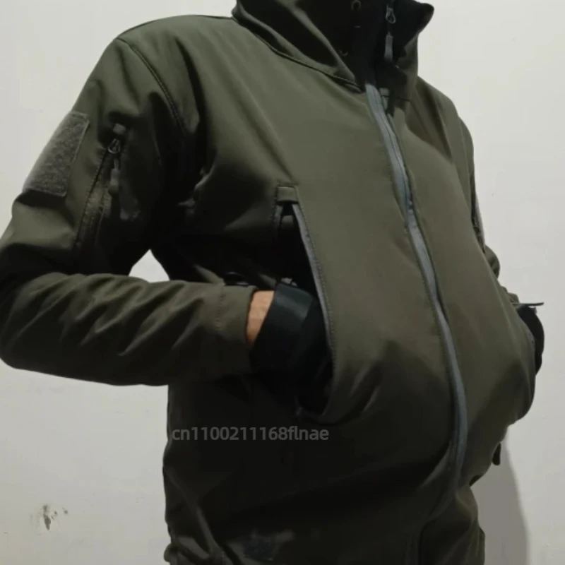 Outdoor Assault Suit, Men's Waterproof Tactical Jacket, Military Fan Suit M65 Windbreaker, Thick Cold Proof Jacket