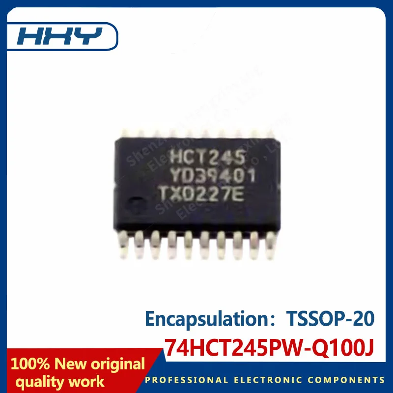 10PCS 74HCT245PW-Q100J package TSSOP-20 transceiver chip