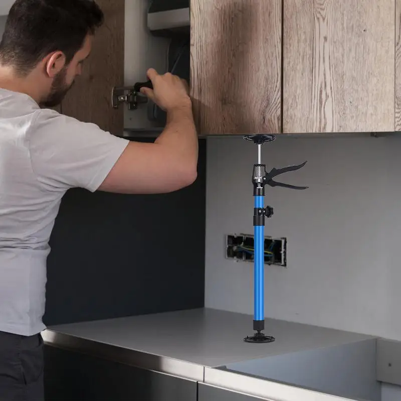 Adjustable Support Jack Hand Work Labor-Saving Lifter System Cabinet Support Rod Cabinet Jack Stands Hand Jack for wall shelf