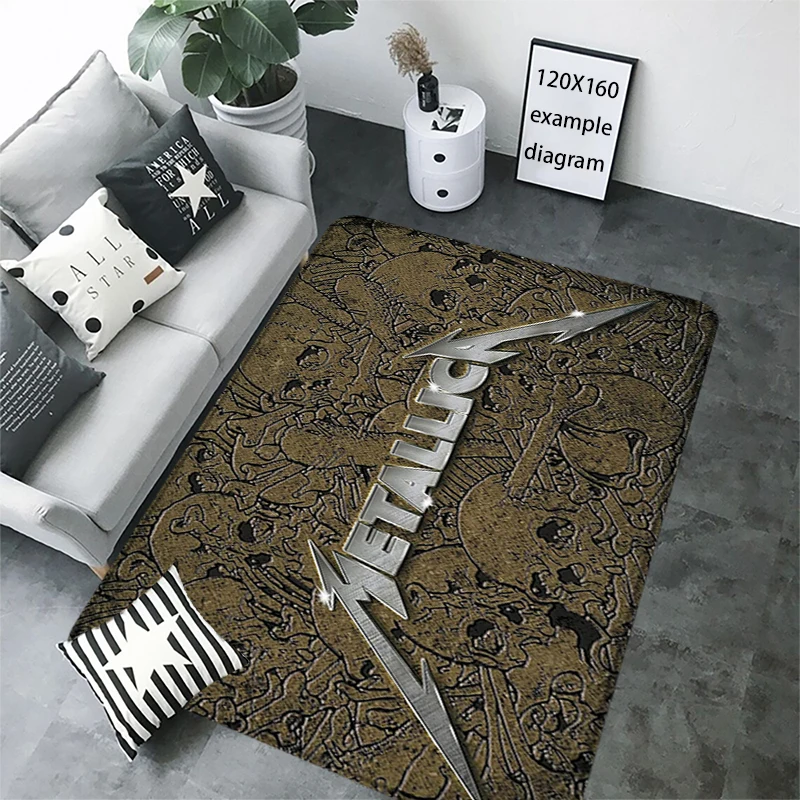 Interior Corridor Mat M-Metallicas Living Room Rugs Foot Carpets Entrance Doormat Floor Mats Non-slip Mat Home Kitchen Decors