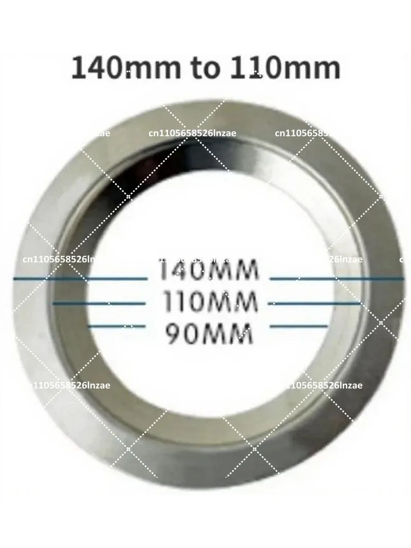 Stainless Steel Food Waste Disposer Adapter Parts 140/160/180mm to 110/114mm Sink Mounting Ring Accessories
