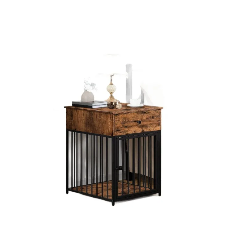 

Indoor Wooden Dog Cage Household Small Dog Fence Simple and Durable Pet Furniture