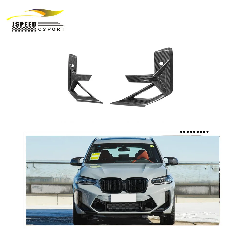 

Suitable for The BMW 2022-2023 pre-impregnated material replaced the dry carbon X3M F97 front bumper side air intake grille