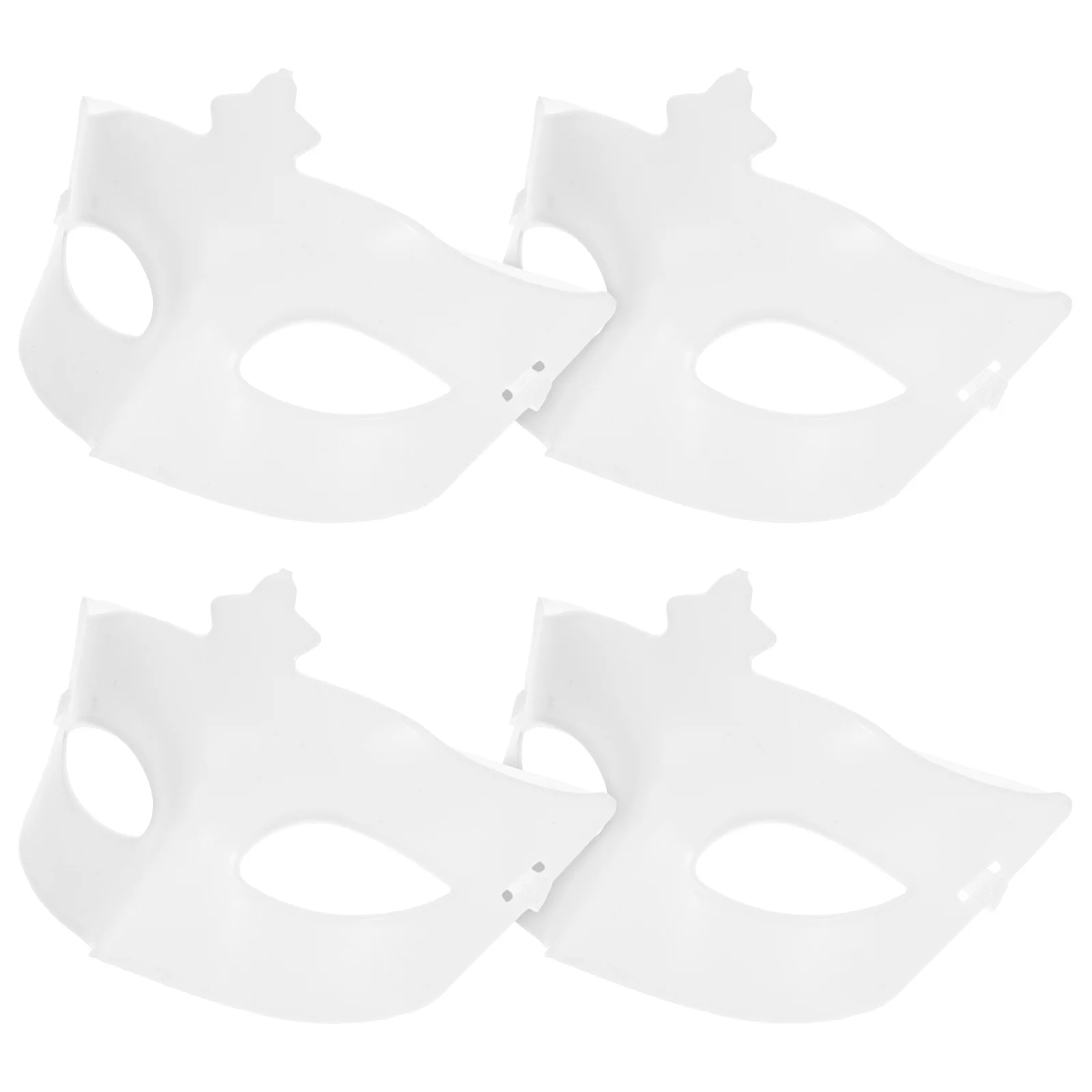 

10Pcs Blank Half Face Mask DIY Half Facial Masquerade Party Cosplay Lightweight Portable Comfortable Blank Mask for DIY