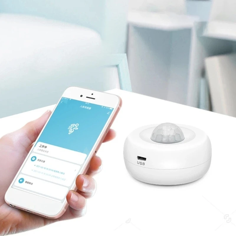 360 Degree Detecting Sensors Indoor Motion Sensors APP Remote Control Occupancy Sensors Ceiling Mount PIR Motion Sensors