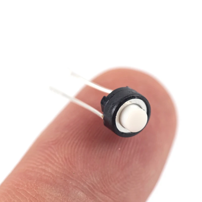 50PCS Tact Switch White Black Touch Switch 6*6*5mm DIP Tactile Push Button Micro Switch Accessories