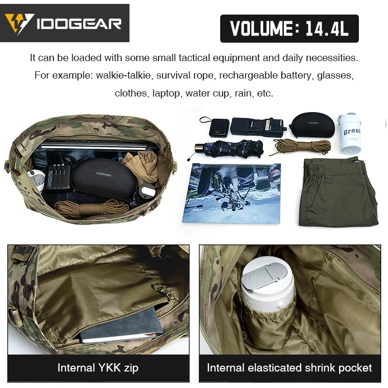 camp rain handbag bag IDOGEAR Tactical Handbag Camping Storage Bag Outdoor Utility TOTE Bag 35122